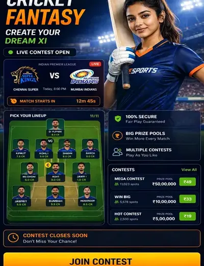 Pb77 (pb77) fantasy cricket & matchday visual 3